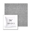 Picture of Chartres Gull | Set of 2 | Sunbrella 26" Square Outdoor Throw Pillows with Premium Inserts