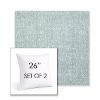 Picture of Chartres Opal | Set of 2 | Sunbrella 26" Square Outdoor Throw Pillows with Premium Inserts
