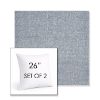 Picture of Chartres Rainfall | Set of 2 | Sunbrella 26" Square Outdoor Throw Pillows with Premium Inserts