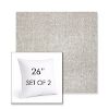 Picture of Chartres Silk | Set of 2 | Sunbrella 26" Square Outdoor Throw Pillows with Premium Inserts