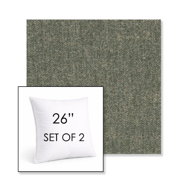 Picture of Dither Fern | Set of 2 | Sunbrella 26" Square Outdoor Throw Pillows with Premium Inserts