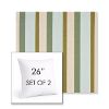 Picture of Gateway Aloe | Set of 2 | Sunbrella 26" Square Outdoor Throw Pillows with Premium Inserts
