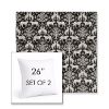 Picture of Jaipur Frame Onyx | Set of 2 | Sunbrella 26" Square Outdoor Throw Pillows with Premium Inserts