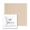 Picture of Kaia Wheat | Set of 2 | Sunbrella 26" Square Outdoor Throw Pillows with Premium Inserts