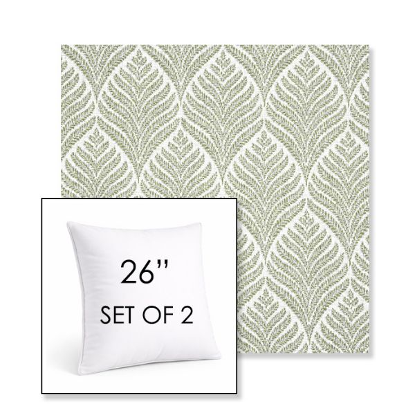 Picture of Linnaeus Spring | Set of 2 | Sunbrella 26" Square Outdoor Throw Pillows with Premium Inserts