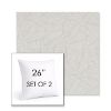 Picture of Lively Parchment | Set of 2 | Sunbrella 26" Square Outdoor Throw Pillows with Premium Inserts