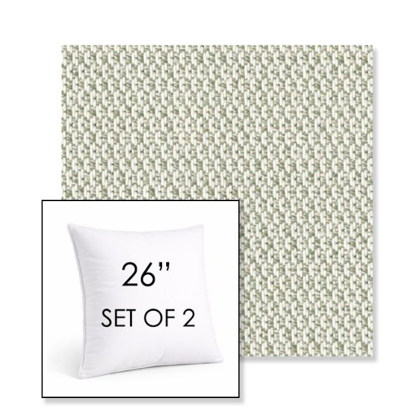 Picture of Lopi Bud | Set of 2 | Sunbrella 26" Square Outdoor Throw Pillows with Premium Inserts
