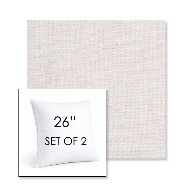 Picture of Nova Glow | Set of 2 | Sunbrella 26" Square Outdoor Throw Pillows with Premium Inserts
