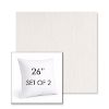 Picture of Nova Parchment | Set of 2 | Sunbrella 26" Square Outdoor Throw Pillows with Premium Inserts