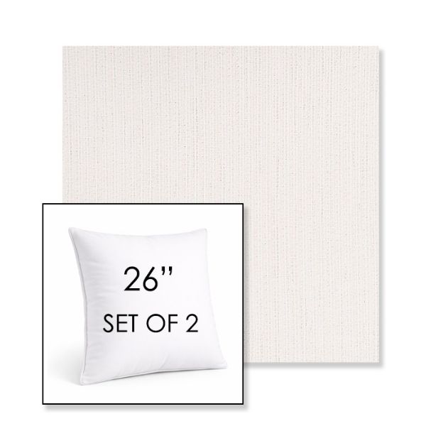 Picture of Nova Parchment | Set of 2 | Sunbrella 26" Square Outdoor Throw Pillows with Premium Inserts