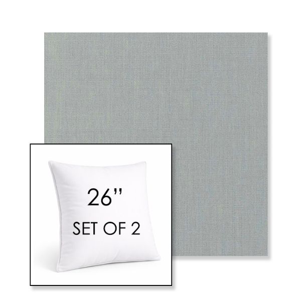 Picture of Play Sky | Set of 2 | Sunbrella 26" Square Outdoor Throw Pillows with Premium Inserts