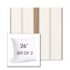 Picture of Revival Sand | Set of 2 | Sunbrella 26" Square Outdoor Throw Pillows with Premium Inserts