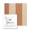 Picture of Rothko Lobster Roll | Set of 2 | Sunbrella 26" Square Outdoor Throw Pillows with Premium Inserts