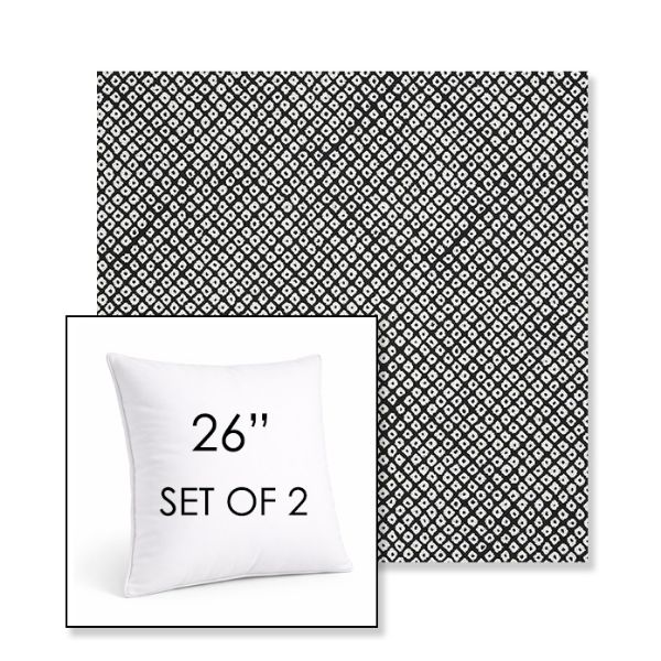 Picture of Shibori Classic | Set of 2 | Sunbrella 26" Square Outdoor Throw Pillows with Premium Inserts