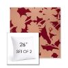 Picture of Sonny Cherry Pop | Set of 2 | Sunbrella 26" Square Outdoor Throw Pillows with Premium Inserts