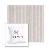 Picture of Tranquil Linen | Set of 2 | Sunbrella 26" Square Outdoor Throw Pillows with Premium Inserts