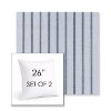 Picture of Unwind Sky | Set of 2 | Sunbrella 26" Square Outdoor Throw Pillows with Premium Inserts