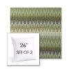 Picture of Valley Herbal | Set of 2 | Sunbrella 26" Square Outdoor Throw Pillows with Premium Inserts