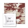 Picture of Yama Erable | Set of 2 | Sunbrella 26" Square Outdoor Throw Pillows with Premium Inserts