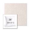 Picture of Abstraction Parchment | Set of 2 | Sunbrella 28" Square Outdoor Throw Pillows with Premium Inserts
