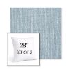 Picture of Adena Celeste | Set of 2 | Sunbrella 28" Square Outdoor Throw Pillows with Premium Inserts