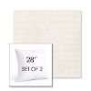 Picture of Ambrose Linen | Set of 2 | Sunbrella 28" Square Outdoor Throw Pillows with Premium Inserts