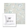 Picture of Ariana Dew | Set of 2 | Sunbrella 28" Square Outdoor Throw Pillows with Premium Inserts