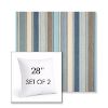 Picture of Ascend Spa | Set of 2 | Sunbrella 28" Square Outdoor Throw Pillows with Premium Inserts