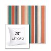 Picture of Ascend Tropical | Set of 2 | Sunbrella 28" Square Outdoor Throw Pillows with Premium Inserts