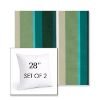Picture of Beaming Lagoon | Set of 2 | Sunbrella 28" Square Outdoor Throw Pillows with Premium Inserts