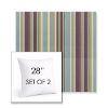 Picture of Brannon Whisper | Set of 2 | Sunbrella 28" Square Outdoor Throw Pillows with Premium Inserts