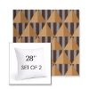 Picture of Buoy Sunset | Set of 2 | Sunbrella 28" Square Outdoor Throw Pillows with Premium Inserts