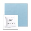 Picture of Canvas Air Blue | Set of 2 | Sunbrella 28" Square Outdoor Throw Pillows with Premium Inserts