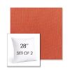 Picture of Canvas Brick | Set of 2 | Sunbrella 28" Square Outdoor Throw Pillows with Premium Inserts