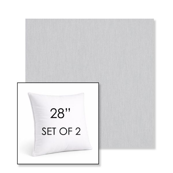 Picture of Canvas Marble | Set of 2 | Sunbrella 28" Square Outdoor Throw Pillows with Premium Inserts