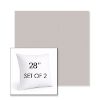 Picture of Canvas Silver Gray | Set of 2 | Sunbrella 28" Square Outdoor Throw Pillows with Premium Inserts