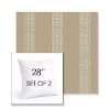 Picture of Caper Camel | Set of 2 | Sunbrella 28" Square Outdoor Throw Pillows with Premium Inserts