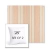 Picture of Carlo Mesa | Set of 2 | Sunbrella 28" Square Outdoor Throw Pillows with Premium Inserts