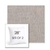 Picture of Cassava Stone | Set of 2 | Sunbrella 28" Square Outdoor Throw Pillows with Premium Inserts