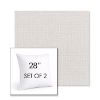 Picture of Cassava White | Set of 2 | Sunbrella 28" Square Outdoor Throw Pillows with Premium Inserts