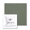 Picture of Cast Sage | Set of 2 | Sunbrella 28" Square Outdoor Throw Pillows with Premium Inserts