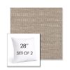 Picture of Charmer Pebble | Set of 2 | Sunbrella 28" Square Outdoor Throw Pillows with Premium Inserts