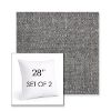 Picture of Chartres Granite | Set of 2 | Sunbrella 28" Square Outdoor Throw Pillows with Premium Inserts