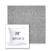 Picture of Chartres Gull | Set of 2 | Sunbrella 28" Square Outdoor Throw Pillows with Premium Inserts