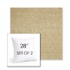 Picture of Chartres Hemp | Set of 2 | Sunbrella 28" Square Outdoor Throw Pillows with Premium Inserts