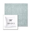 Picture of Chartres Opal | Set of 2 | Sunbrella 28" Square Outdoor Throw Pillows with Premium Inserts