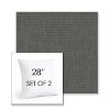 Picture of Cliff Slate | Set of 2 | Sunbrella 28" Square Outdoor Throw Pillows with Premium Inserts