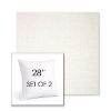 Picture of Crush Snow | Set of 2 | Sunbrella 28" Square Outdoor Throw Pillows with Premium Inserts