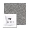 Picture of Dumont Slate | Set of 2 | Sunbrella 28" Square Outdoor Throw Pillows with Premium Inserts