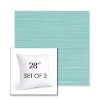 Picture of Dupione Celeste | Set of 2 | Sunbrella 28" Square Outdoor Throw Pillows with Premium Inserts